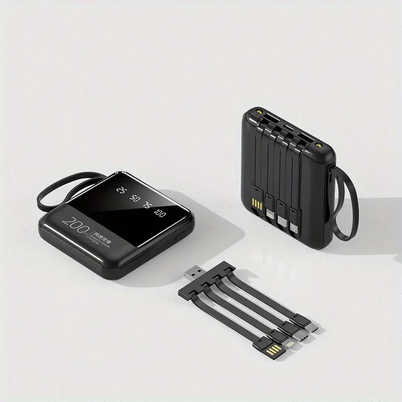 Energize Your Life: 20,000mAh High Capacity Lanyard Power Bank β Fast Charging On-The-Go!