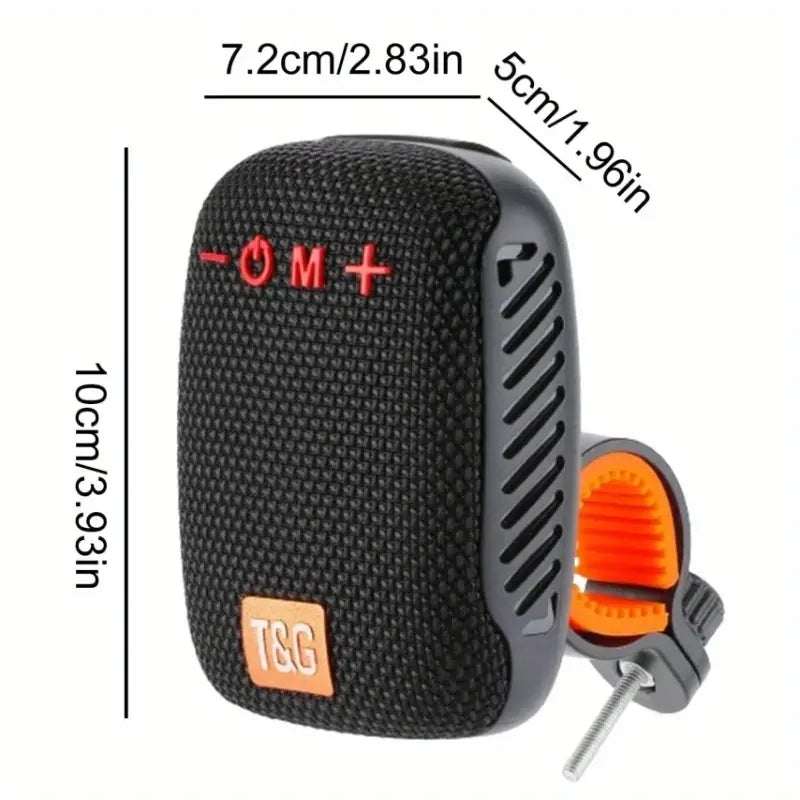 Frazcom 5W Bluetooth Bike Speaker Waterproof IPX5 - Multiple Colors - FM Radio & TWS