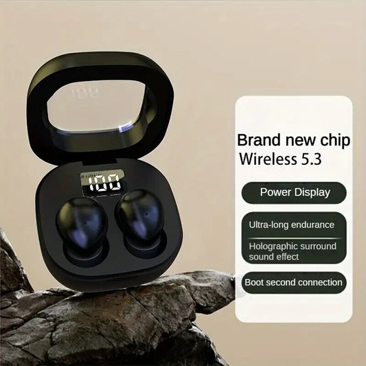 Invisible Sleep Serenade: FRAZCOM Bluetooth5.3 Earbuds - Dream in HD!