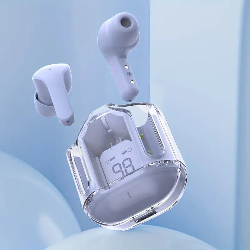 Premium TWS BT V5.3 Wireless Earbuds: IPX5 Waterproof, HiFi Sound, Quick Charge