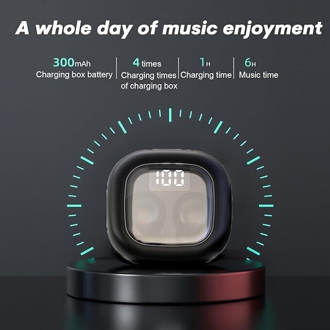 Invisible Sleep Serenade: FRAZCOM Bluetooth5.3 Earbuds - Dream in HD!
