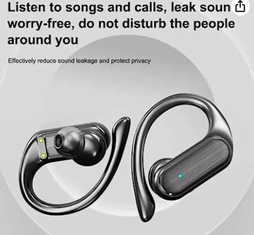 Gaming TWS Bluetooth 5.3 Earbuds - 10H Playtime, Stylish & Sweat-Resistant!