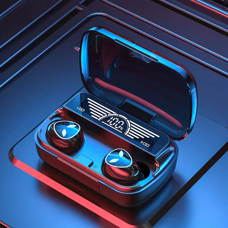 Deluxe Wireless Earphones: Waterproof, Power Bank & 360° Sound