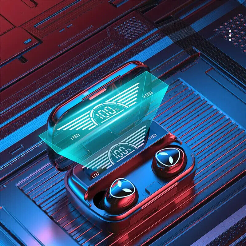 Deluxe Wireless Earphones: Waterproof, Power Bank & 360° Sound