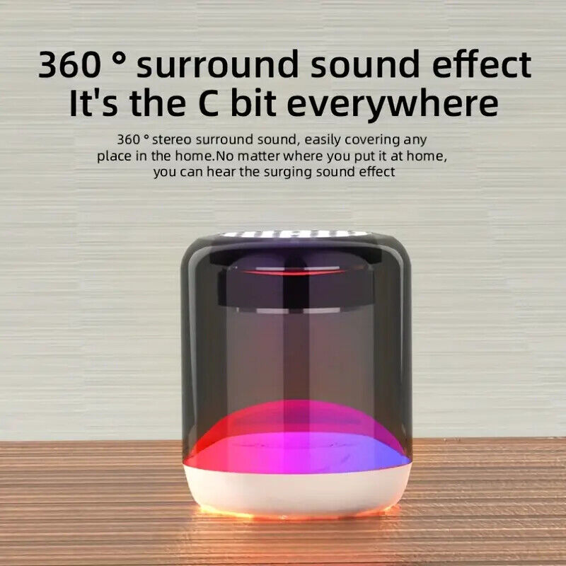 Portable Wireless Speaker: Stereo, Waterproof, Perfect for Party, Beach & Camp!