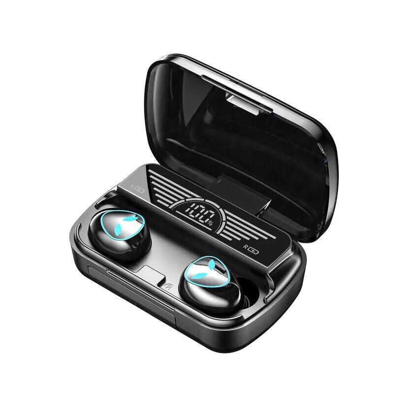 Deluxe Wireless Earphones: Waterproof, Power Bank & 360° Sound