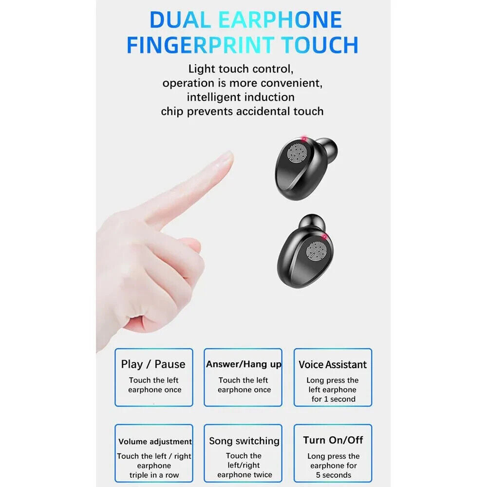 Revolutionary Wireless Earbuds: Noise-Canceling, Touch Control, Waterproof!