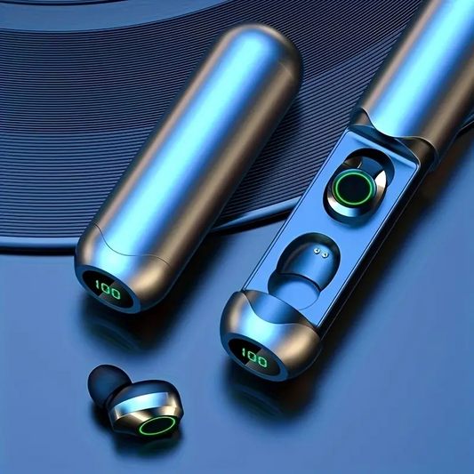 Premium TWS Earbuds: HiFi Sound, HD Display, Waterproof, For Smartphones