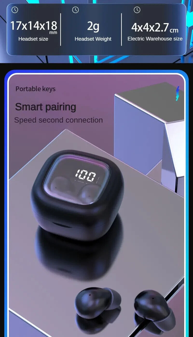 Invisible Sleep Serenade: FRAZCOM Bluetooth5.3 Earbuds - Dream in HD!