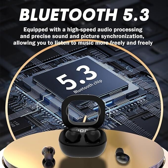 Invisible Sleep Serenade: FRAZCOM Bluetooth5.3 Earbuds - Dream in HD!