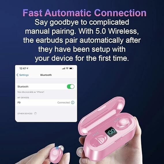 Revolutionary Wireless Earbuds: Noise-Canceling, Touch Control, Waterproof!