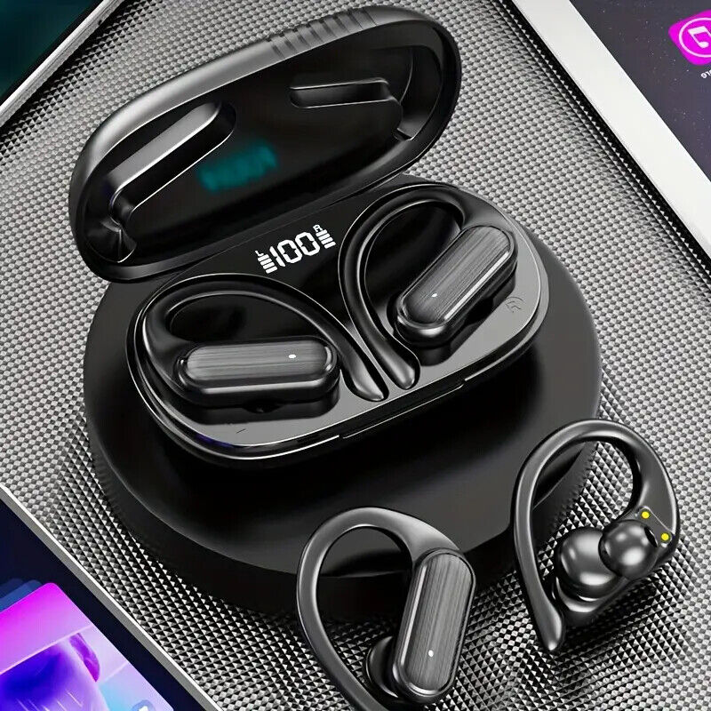 Gaming TWS Bluetooth 5.3 Earbuds - 10H Playtime, Stylish & Sweat-Resistant!