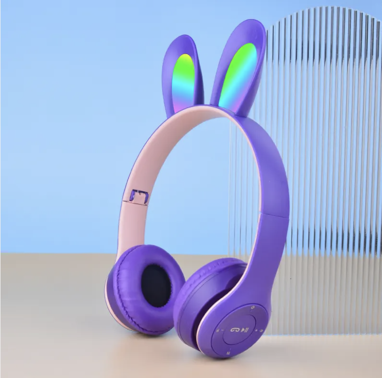 Adorable Cat Ear Over-Ear Headphones Wireless, Foldable, A+ Sound Quality