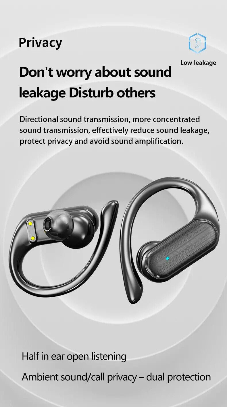Gaming TWS Bluetooth 5.3 Earbuds - 10H Playtime, Stylish & Sweat-Resistant!