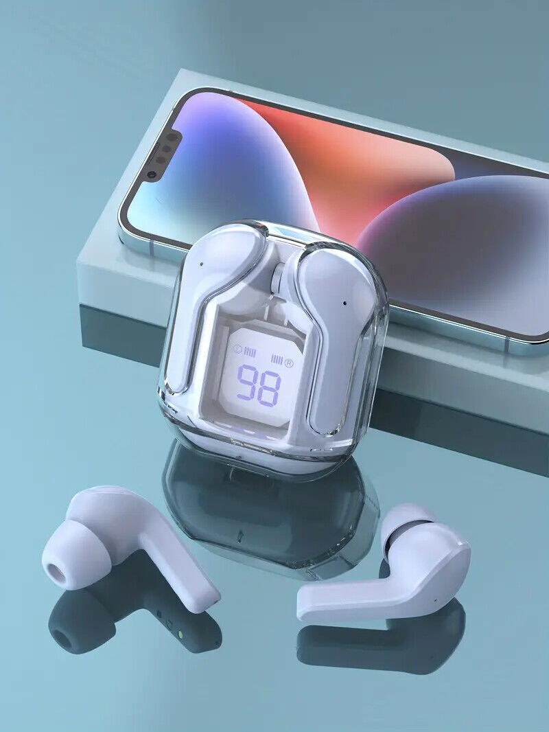 Premium TWS BT V5.3 Wireless Earbuds: IPX5 Waterproof, HiFi Sound, Quick Charge