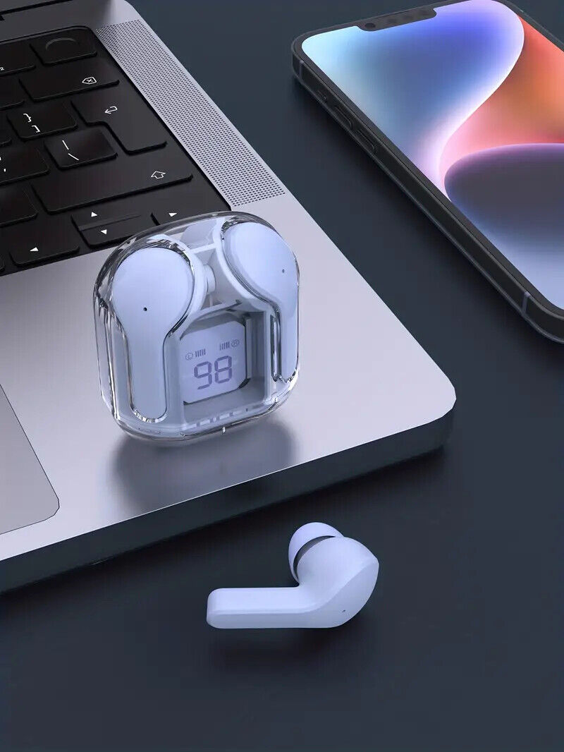 Premium TWS BT V5.3 Wireless Earbuds: IPX5 Waterproof, HiFi Sound, Quick Charge