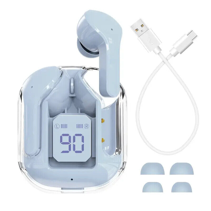 Premium TWS BT V5.3 Wireless Earbuds: IPX5 Waterproof, HiFi Sound, Quick Charge