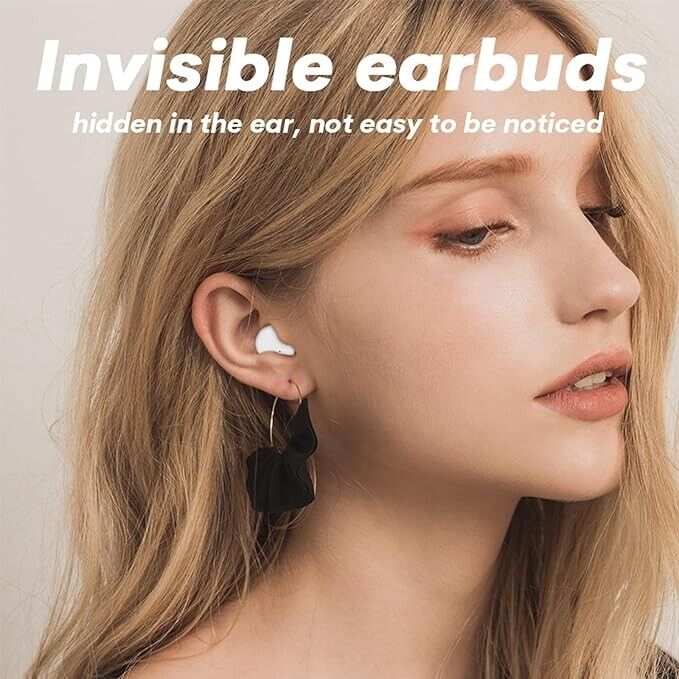 Invisible Sleep Serenade: FRAZCOM Bluetooth5.3 Earbuds - Dream in HD!