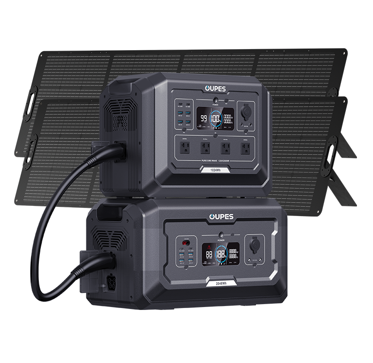 OUPES Mega 1 Home Backup & Portable Power Station | 2000W 1024Wh