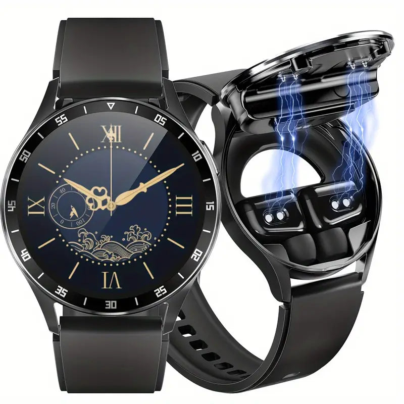 Smart Watch 1.39 inch Water Resistant, Bluetooth Calling / NFC / Heart Rate W/Earbuds