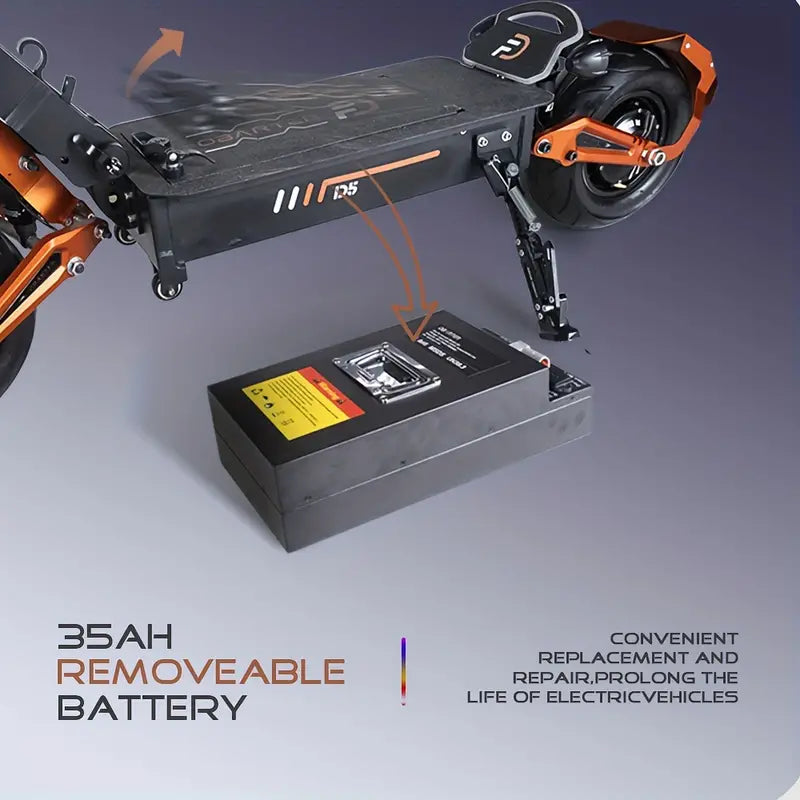 Obarter D5 Electric Scooter – Unleash Urban Thrills with a Top Speed of 45 MPH & 5000W Power!