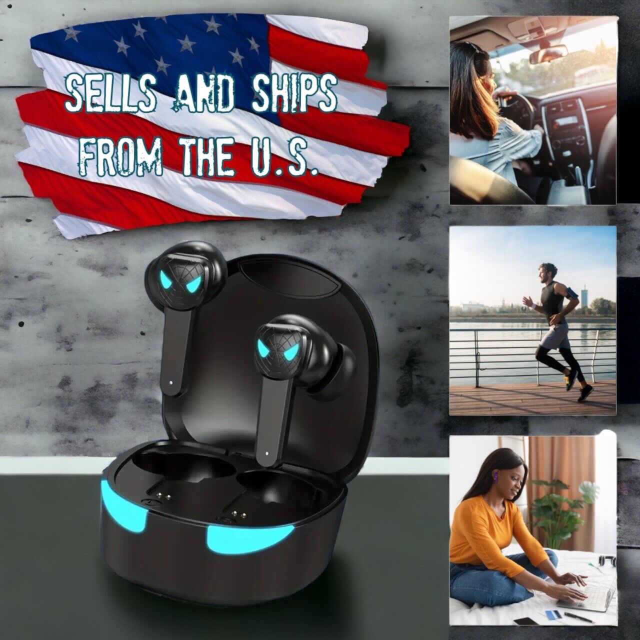 Premium TWS BT5.2 Wireless Earbuds | IPX5 Waterproof | Crystal-Clear Mic | Touch