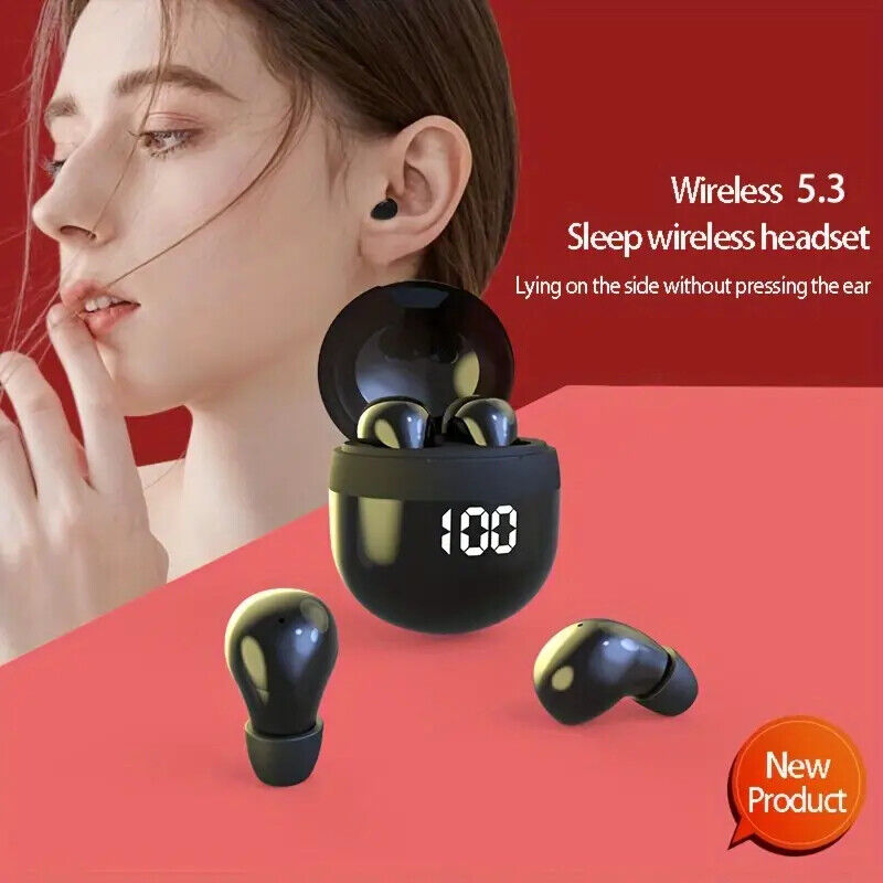 Premium Mini Sleep Earbuds 5.3 Chip|HD Calls|Smart Display|Powerful Bass