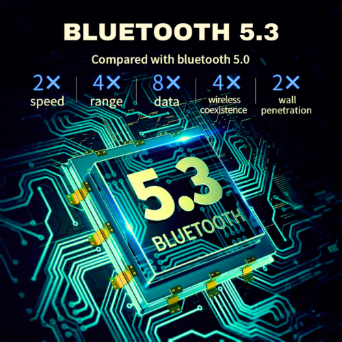 Advanced TWS 5.3 Bluetooth Wireless Earbuds: LED Battery Display & Premium Sound