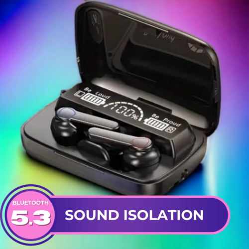 Advanced TWS 5.3 Bluetooth Wireless Earbuds: LED Battery Display & Premium Sound