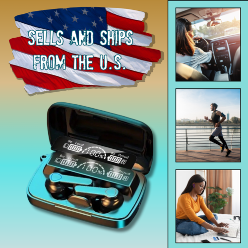 Advanced TWS 5.3 Bluetooth Wireless Earbuds: LED Battery Display & Premium Sound