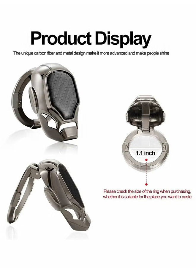 Car Push Start Button Cover, Engine Stop Protective Cover Decoration, Interior Modification Accessories to (Black)