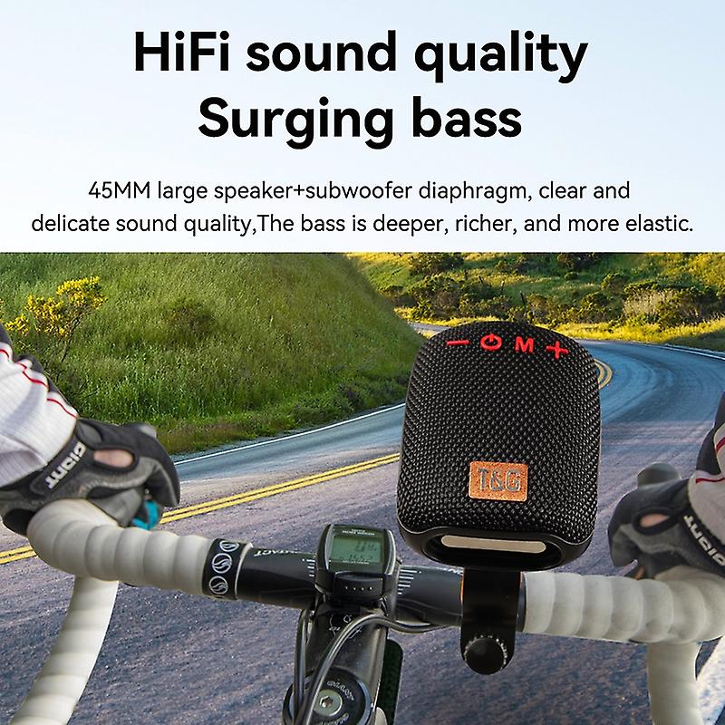 Frazcom 5W Bluetooth Bike Speaker Waterproof IPX5 - Multiple Colors - FM Radio & TWS