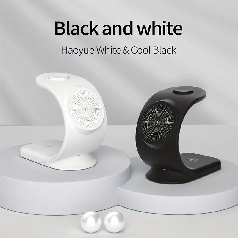 Magnetic Magic: 3-in-1 Fast Charger Stand – Charge iPhone, iWatch, & AirPods with Flair!