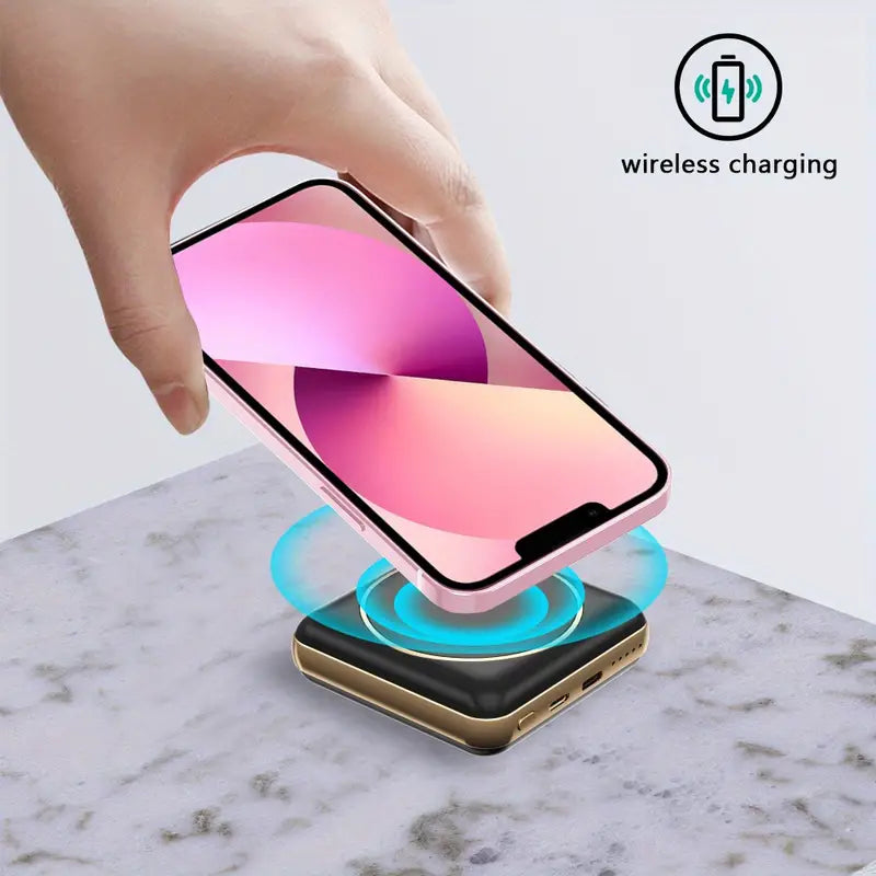 Wireless Car Phone Charger Fast Charging Power Bank For iPhone Samsung Universal