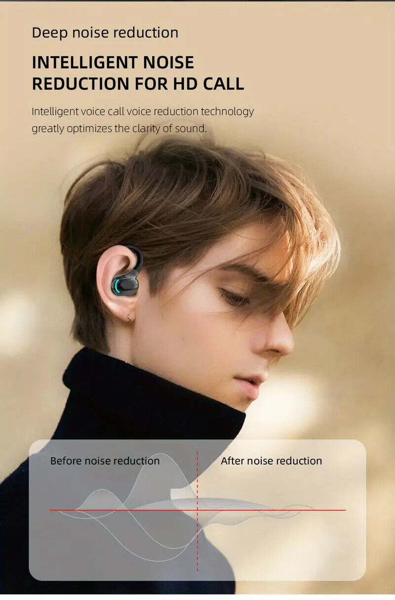 Ultra-HD Wireless Earbuds 5.2: Waterproof, HiFi, Long Standby & Noise-Cancelling