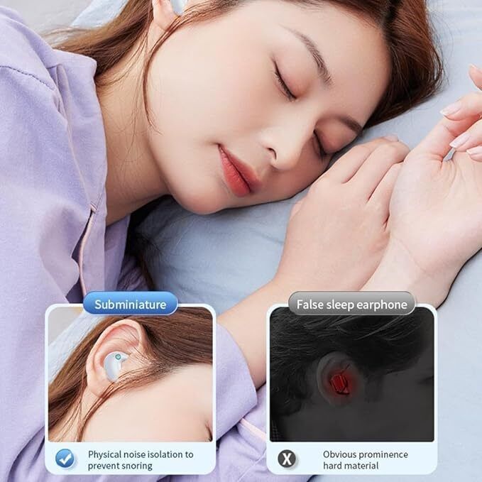 Hydro-Sleep Harmony: Hi-Fi Waterproof Earbuds for Crystal-Clear Slumber!