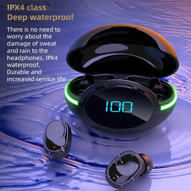 Top-Quality Bluetooth Earbuds: Waterproof, Touch Control, Fast Charging Magic!