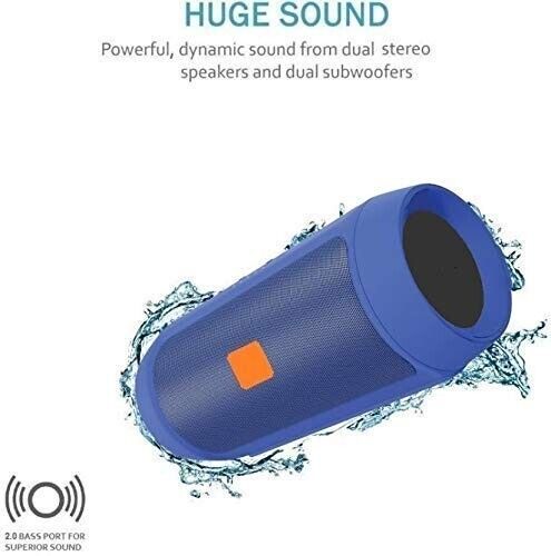 Premium Portable Bluetooth Speaker - HiFi Surround Sound, Long Life, Water Proof