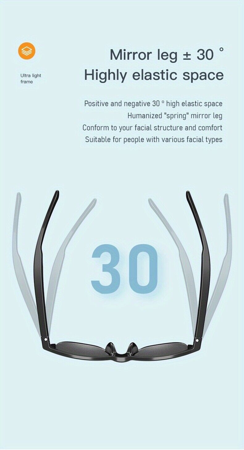 High-Tech Smart Music Glasses - BT 5.0 Sound & Style Fusion!