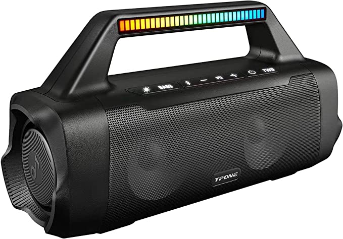 FRAZCOM x TPone Bluetooth Speakers, Outdoor Portable Wireless Speaker with Subwoofer