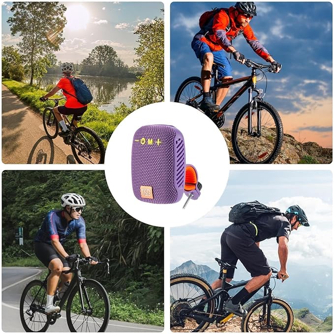 Frazcom 5W Bluetooth Bike Speaker Waterproof IPX5 - Multiple Colors - FM Radio & TWS