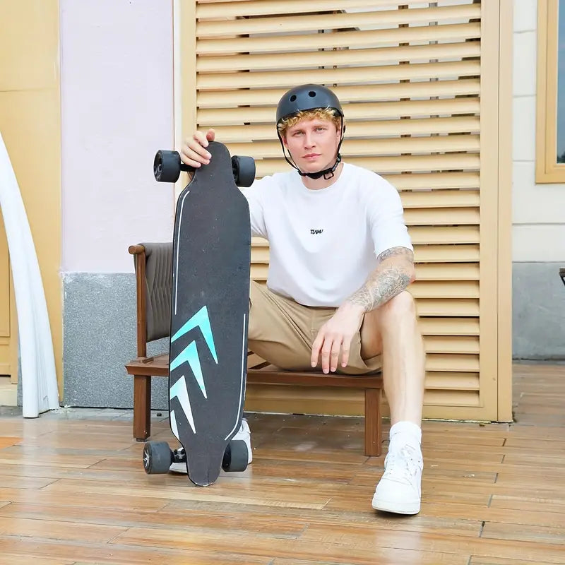 High-Performance Electric Skateboard | 16-Mile Range, 20 MPH, 4 Speeds