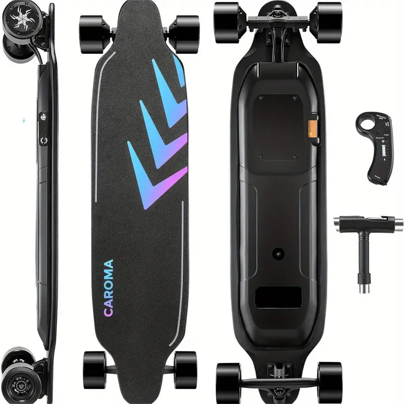 High-Performance Electric Skateboard | 16-Mile Range, 20 MPH, 4 Speeds