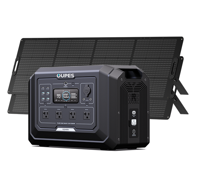OUPES Mega 1 Home Backup & Portable Power Station | 2000W 1024Wh