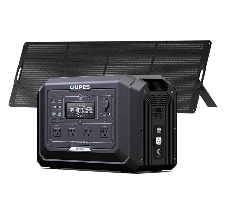 OUPES Mega 1 Home Backup & Portable Power Station | 2000W 1024Wh