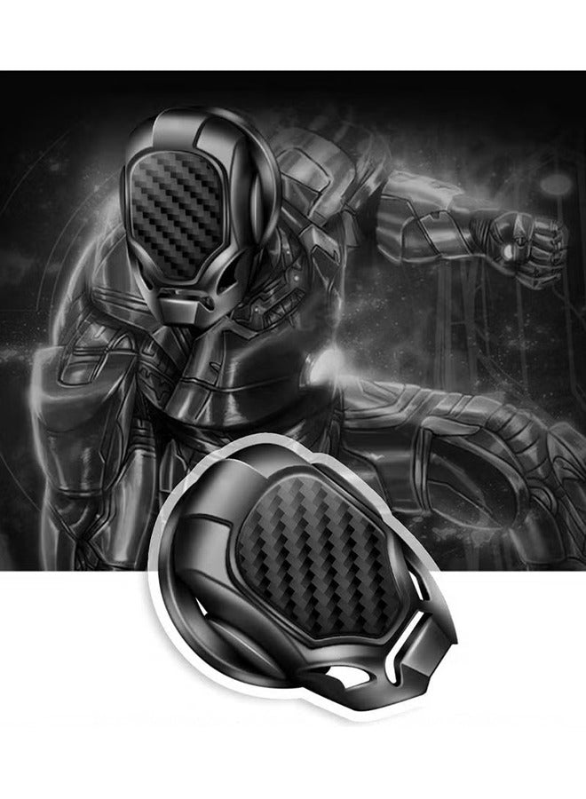 Car Push Start Button Cover, Engine Stop Protective Cover Decoration, Interior Modification Accessories to (Black)