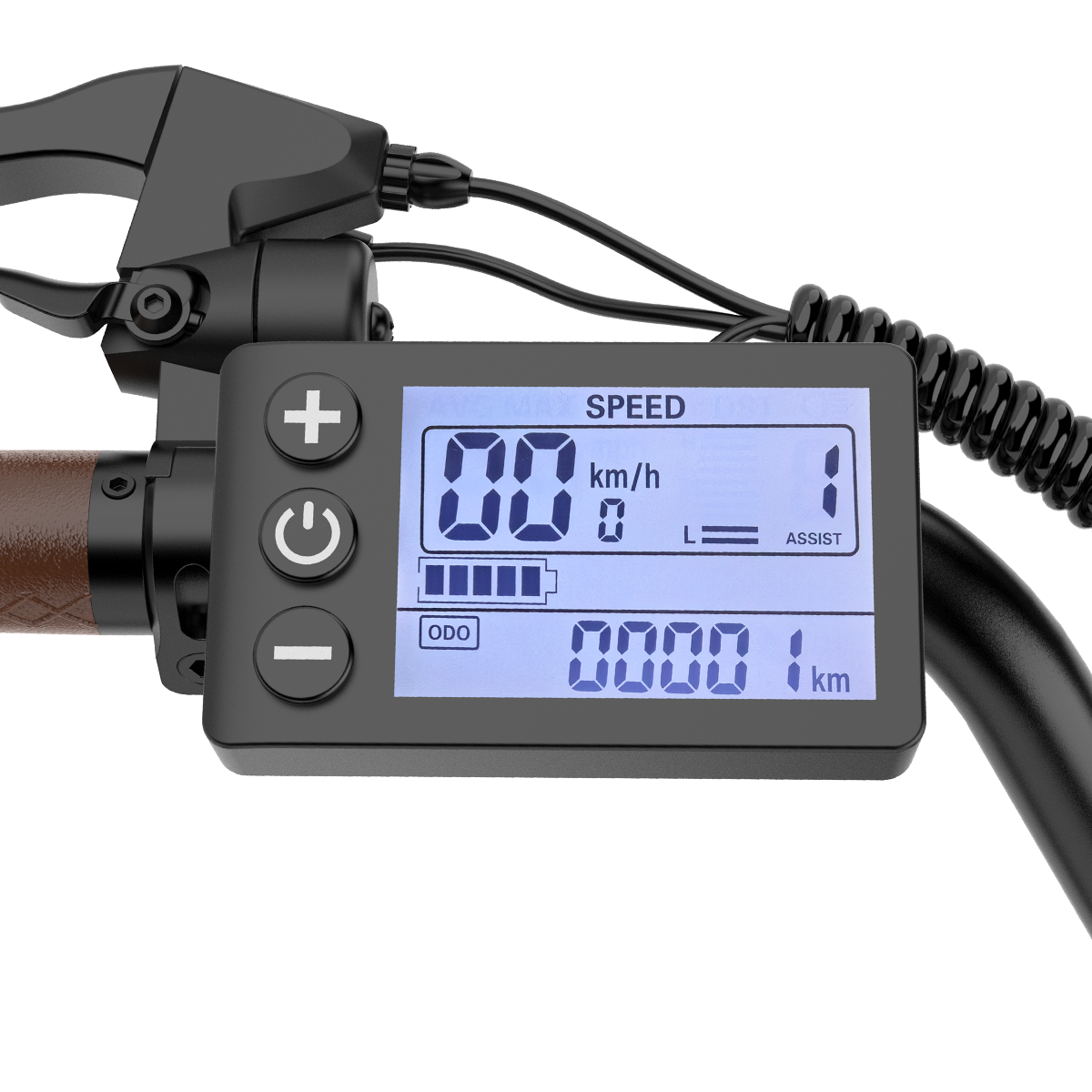 ESKUTE C100 Electric City Bike - 500W Peak Motor, 26" Step-Thru, 7-Speed, 40Mi Range, Front Suspension