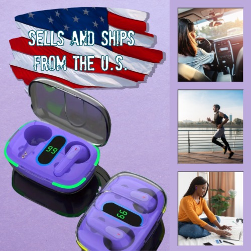 Premium TWS BT V5.3 Buds: Snug Fit, Dual Pairing, Charge Wirelessly & More!