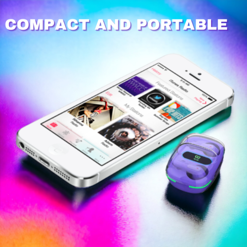 Premium TWS BT V5.3 Buds: Snug Fit, Dual Pairing, Charge Wirelessly & More!