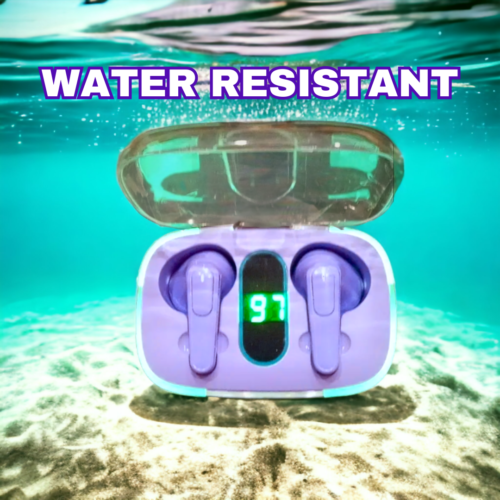 Premium TWS BT V5.3 Buds: Snug Fit, Dual Pairing, Charge Wirelessly & More!